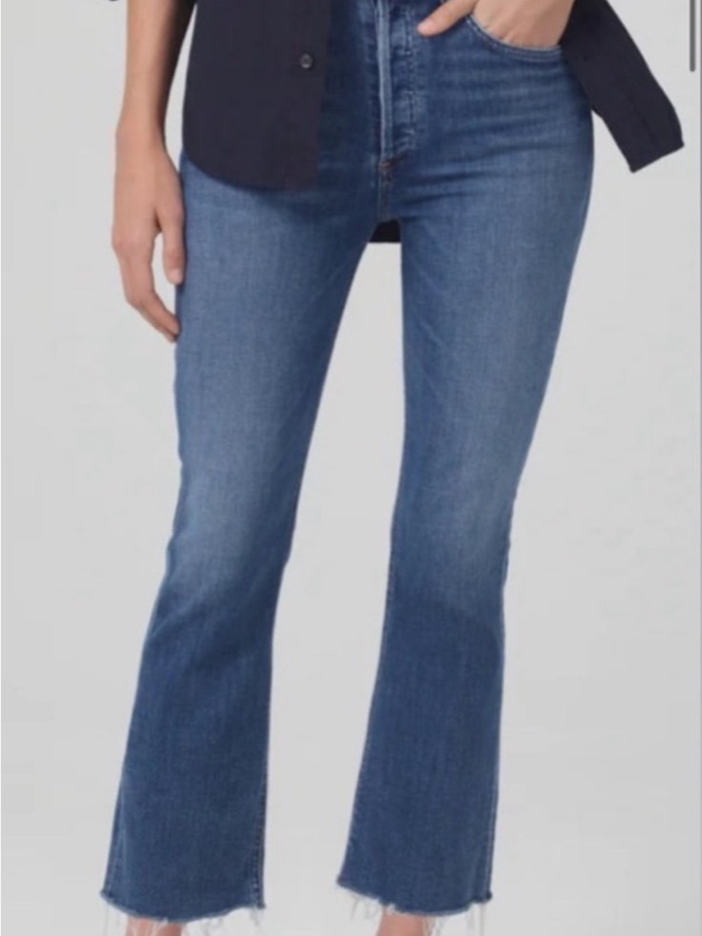 Citizens Of Humanity Medium Blue Flare Jeans